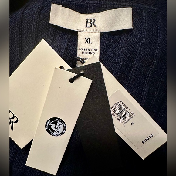 NWT BR Banana Republic Merino Wool Cardigan XL - Picture 5 of 5